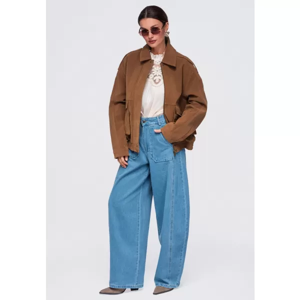  Dámská bunda OMBRE OW-JANP-0142 CAMEL 