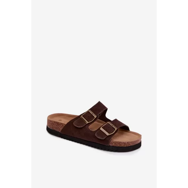  Dámské pantofle BOTO 2832 BROWN 