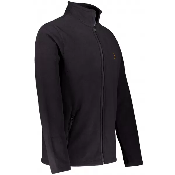  Pánská fleece mikina ALTISPORT ALM002852 ČERNOZLATÁ 