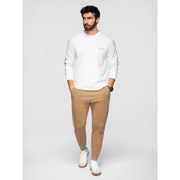  Pánské tepláky OMBRE OM-PABS-0305 BROWN 
