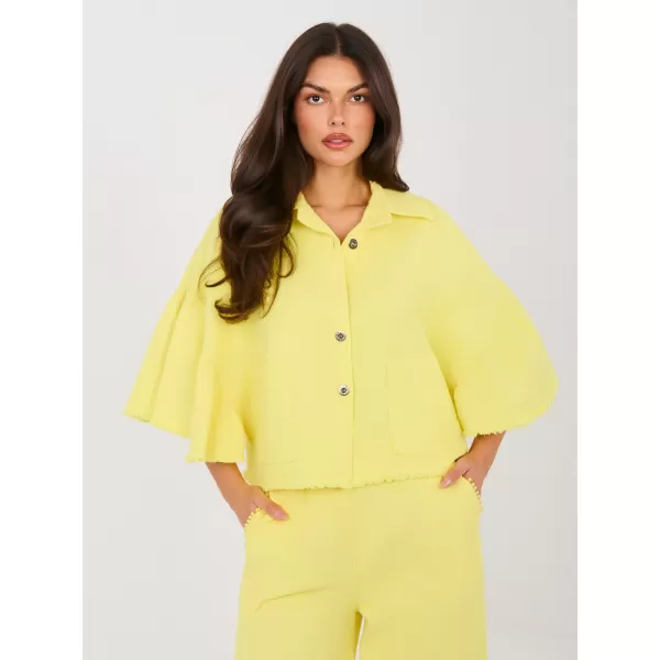  Dámská bunda RUE PARIS IT-KR-FL9998.85 BRIGHT YELLOW 