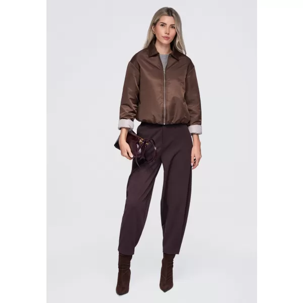  Dámská bunda OMBRE OW-JT-E0003 BROWN 
