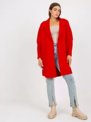Dámský kabát FACTORY PRICE MBM-PL-1521.97P RED