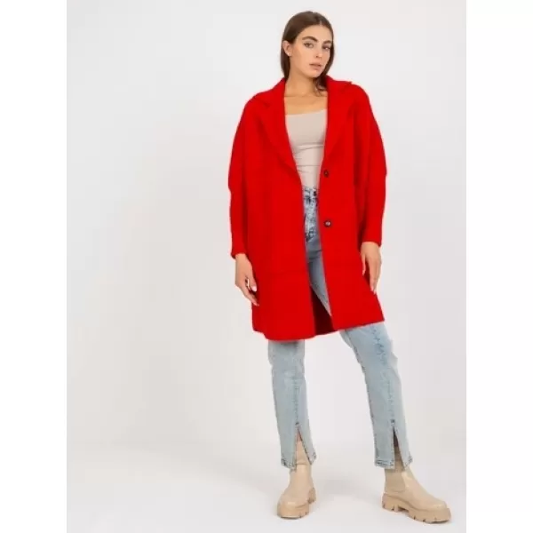  Dámský kabát FACTORY PRICE MBM-PL-1521.97P RED 