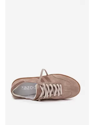 Dámské tenisky ZAZOO N1068/528/1065 BEIGE