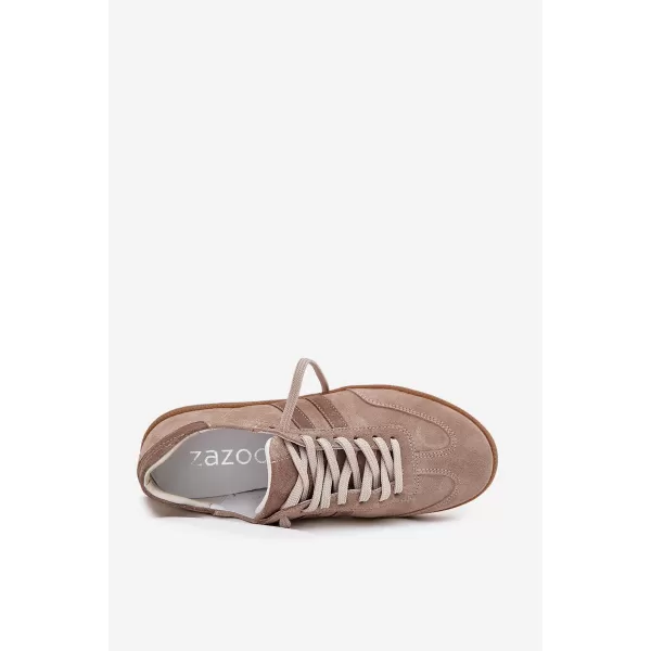  Dámské tenisky ZAZOO N1068/528/1065 BEIGE 
