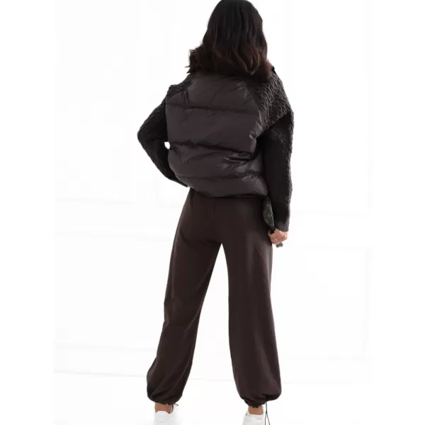  Dámská bunda FACTORY PRICE MBM-KR-0508.00P DARK BROWN 