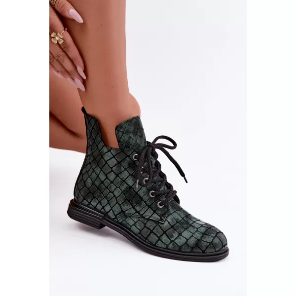  Dámské kotníkové boty ARTIKER 55C1325 GREEN/BLACK 