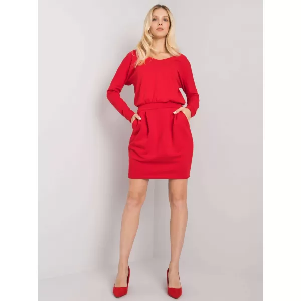  Dámské šaty RUE PARIS RV-SK-6037.18X RED 