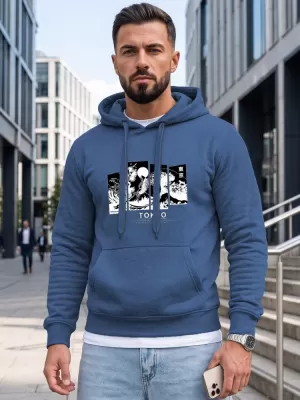 Pánská mikina DSTREET MODRÁ