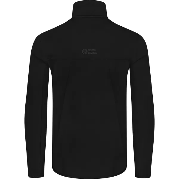  Pánská powerfleece mikina NORDBLANC MORASS NBSFM8335 ČERNÁ 