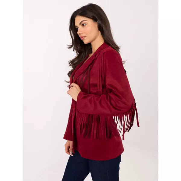  Dámský kabát RUE PARIS IT-PL-5792.33 BURGUNDY 