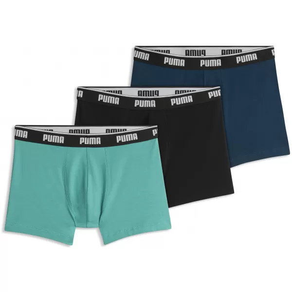  Pánské boxerky PUMA MEN BOXERS 3P 94713011 GREEN COMBO 