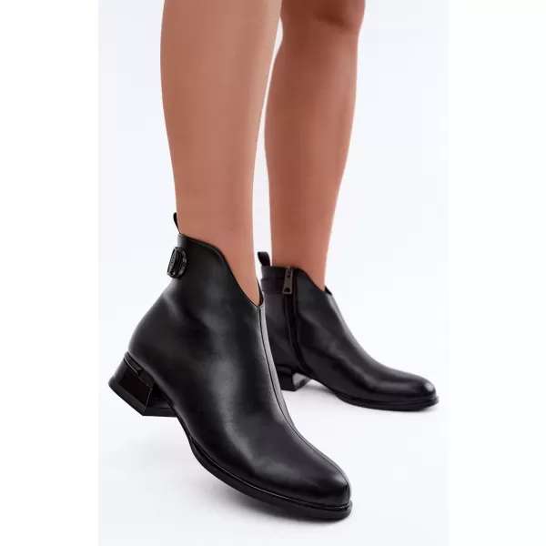  Dámské kotníkové boty VINCEZA 58692 BLACK 