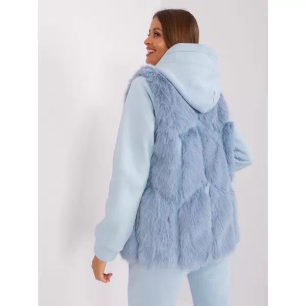  Dámská vesta WOOL FASHION ITALIA AT-KZ-2375.00P LIGHT BLUE 