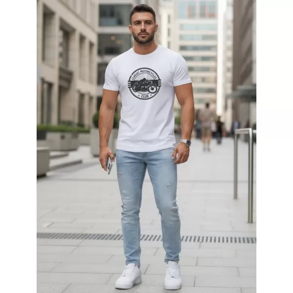 Pánské triko DSTREET NX5088R BÍLÁ 