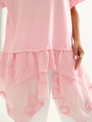 Dámské triko ITALY MODA IT-SK-81869.54 BRIGHT PINK