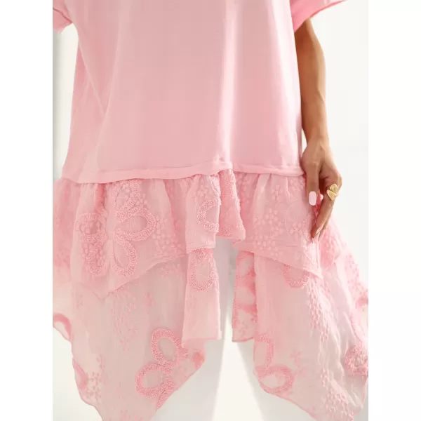  Dámské triko ITALY MODA IT-SK-81869.54 BRIGHT PINK 
