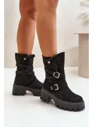 Dámské kotníkové boty BOTO QH7825/DA185 BLACK