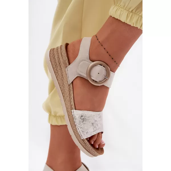  Dámské sandály INBLU RV000013 BEIGE 