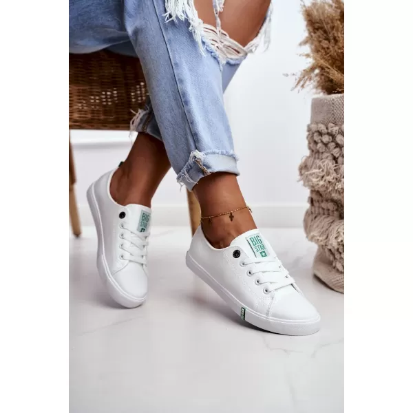  Dámské tenisky BIG STAR SHOES GG274006 WHITE/GREEN 