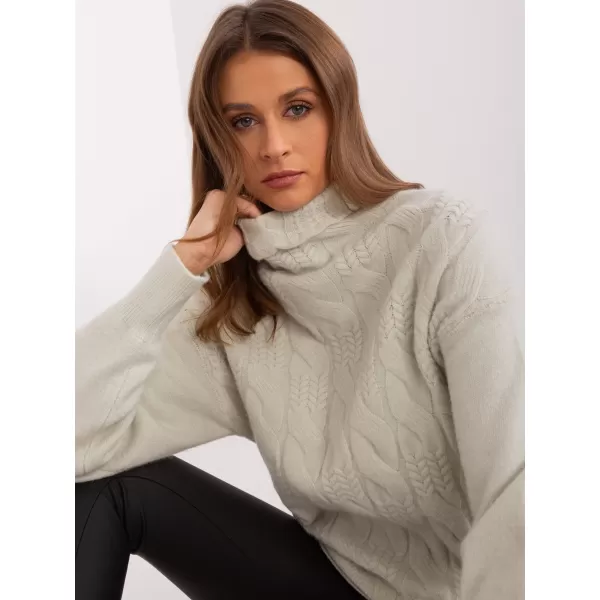  Dámský svetr WOOL FASHION ITALIA AT-SW-23401.97P PISTACHIO 