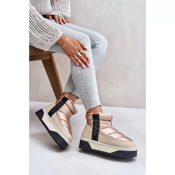 Dámské sněhule D.FRANKLIN DFSH371010 BEIGE 