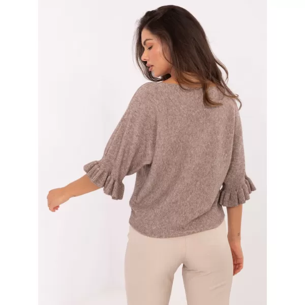  Dámský svetr ITALY MODA IT-SW-99244.65 DARK BEIGE 