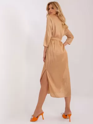 Dámské šaty LAKERTA LK-SK-509348.04 CAMEL