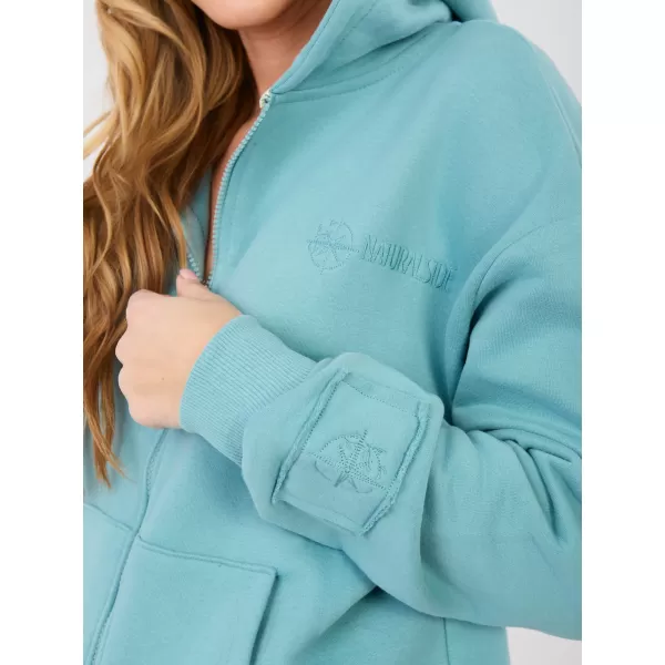  Dámská mikina FACTORY PRICE NS-BL-NS2565.00 TURQUOISE 