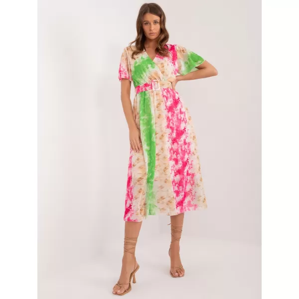  Dámské šaty ITALY MODA DHJ-SK-15967-2.86 DARK PINK 