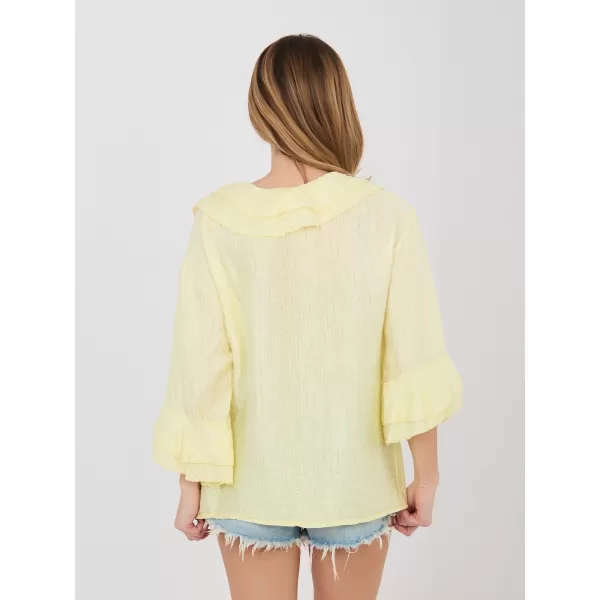  Dámská košile ITALY MODA IT-KS-81863.11P BRIGHT YELLOW 