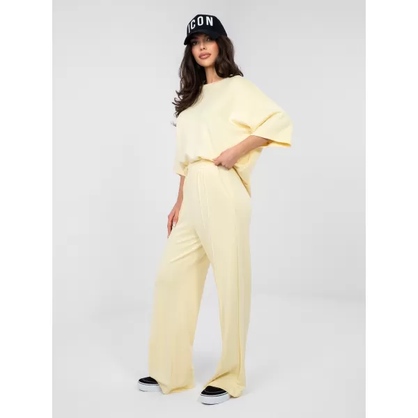  Dámské tepláky RUE PARIS RV-DR-A1062.08 BRIGHT YELLOW 