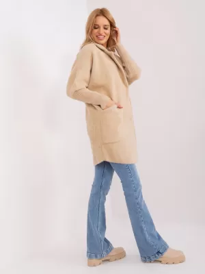Dámský kabát FACTORY PRICE MBM-PL-1517.00P LIGHT BEIGE