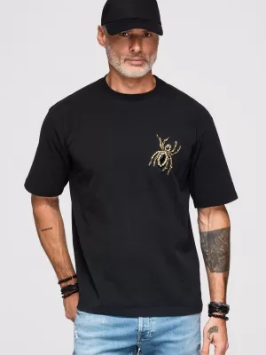 Pánské triko OMBRE OM-TSCT-0277 BLACK
