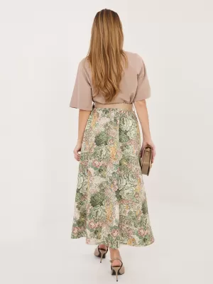 Dámská sukně ITALY MODA IT-SD-FL9850-2.17 GREEN