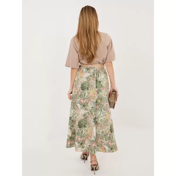  Dámská sukně ITALY MODA IT-SD-FL9850-2.17 GREEN 