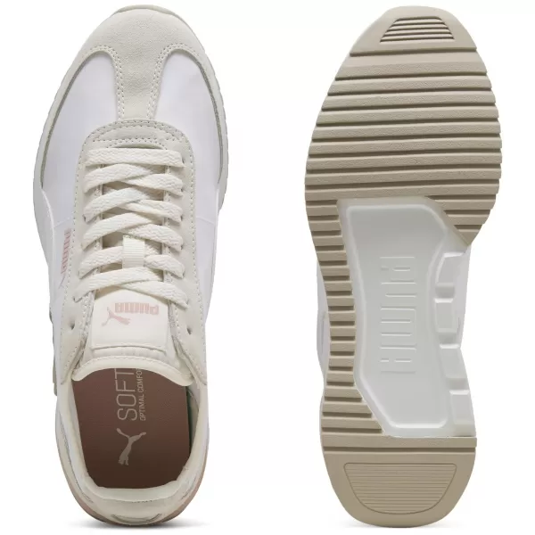  Tenisky PUMA R78 WIND NYLON 400694-04 WHITE/PUMA WHITE/DESERT DUST 