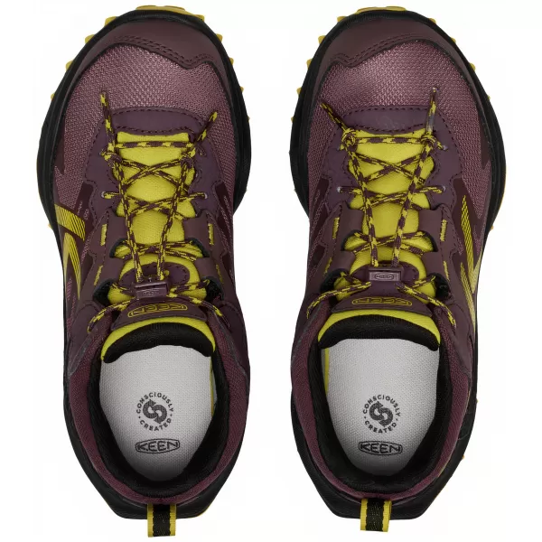  Juniorské boty KEEN ZIONIC MID WP HUCKLEBERRY/MANGO MINT 