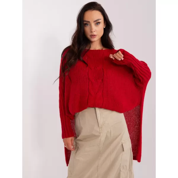  Dámský svetr OCH BELLA TW-SW-BI-559.45 DARK RED 