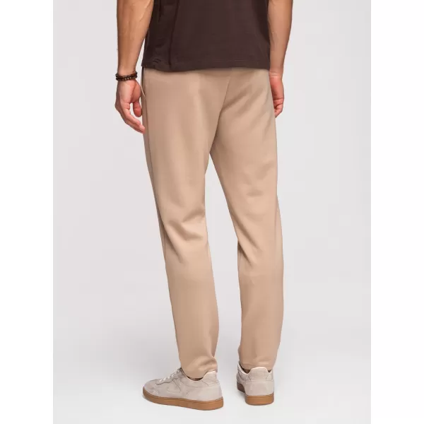  Pánské tepláky OMBRE OM-PSBC-0221 BEIGE 