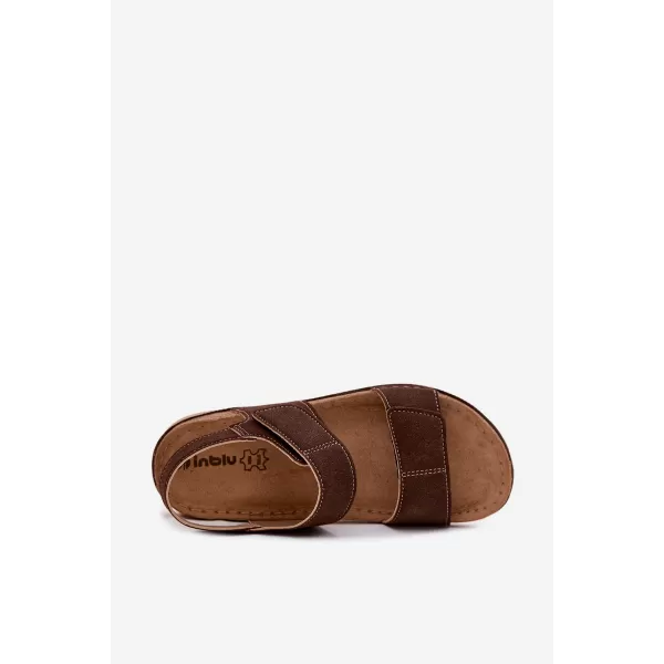  Dámské sandály INBLU AA000070 BROWN 
