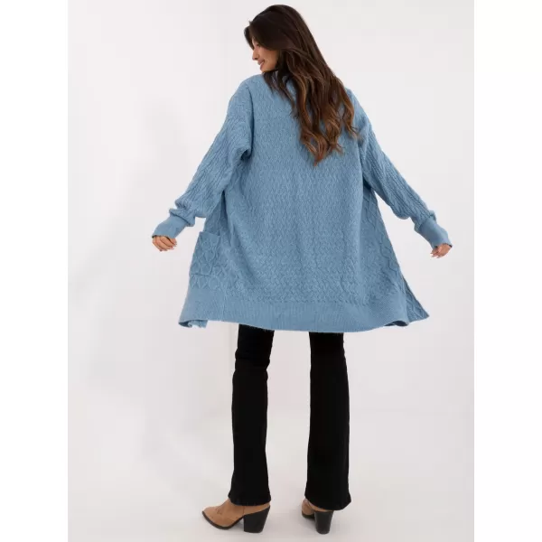  Dámský kardigan WOOL FASHION ITALIA AT-SW-2366.61 BLUE 