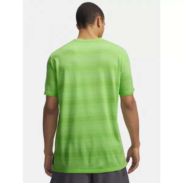  Pánské triko UNDER ARMOUR VELOCITI SS 6009517-712 ZELENÁ 