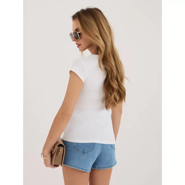  Dámské tričko RUE PARIS RV-TS-A1360.02P WHITE 