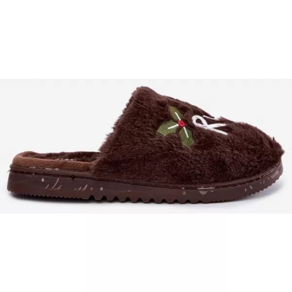  Dámské bačkory BOTO 26PA53-337 DARK BROWN 