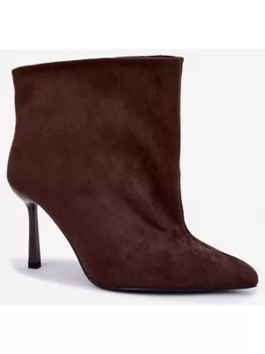 Dámské kotníkové boty BOTO CS070 CHOCOLATE