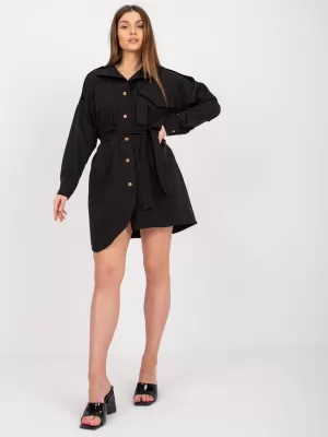 Dámská košile RUE PARIS CHA-KS-3954.89 NOIRE