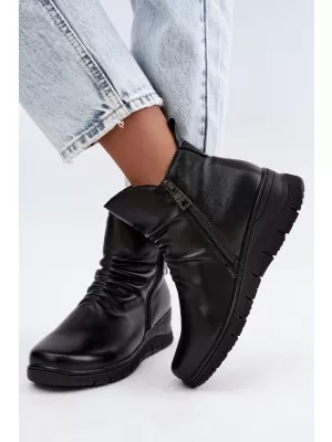 Dámské kotníkové boty VINCEZA 133117 BLACK