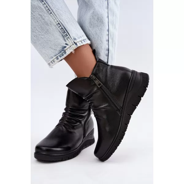  Dámské kotníkové boty VINCEZA 133117 BLACK 
